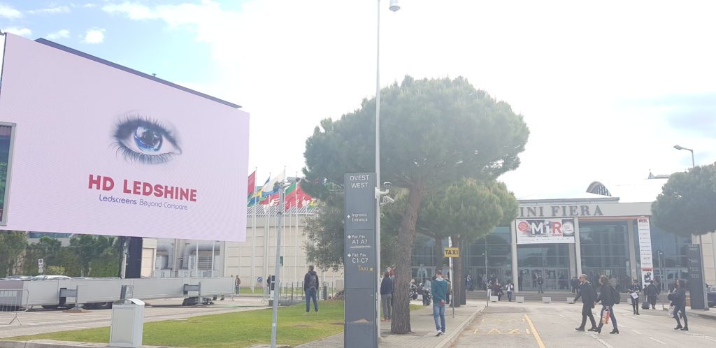 led screen for High end event - Rimini Fiera