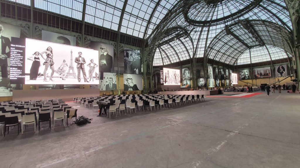 led screen event - Karl Lagerfeld - Paris