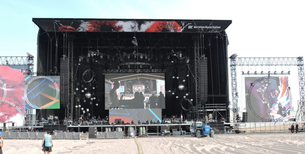 Hard Rock Rising Barcelona - led screen music events - led scherm voor muziekevenement - Écran LED pour événement musical