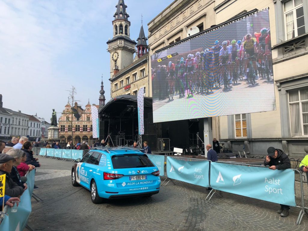 Tour of Flanders - écran led événement sportif