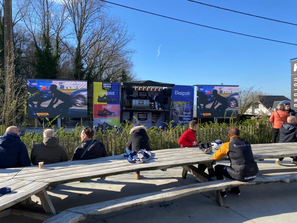 28m² Mobile LED screen tijdens Tour of Flanders - Belgium