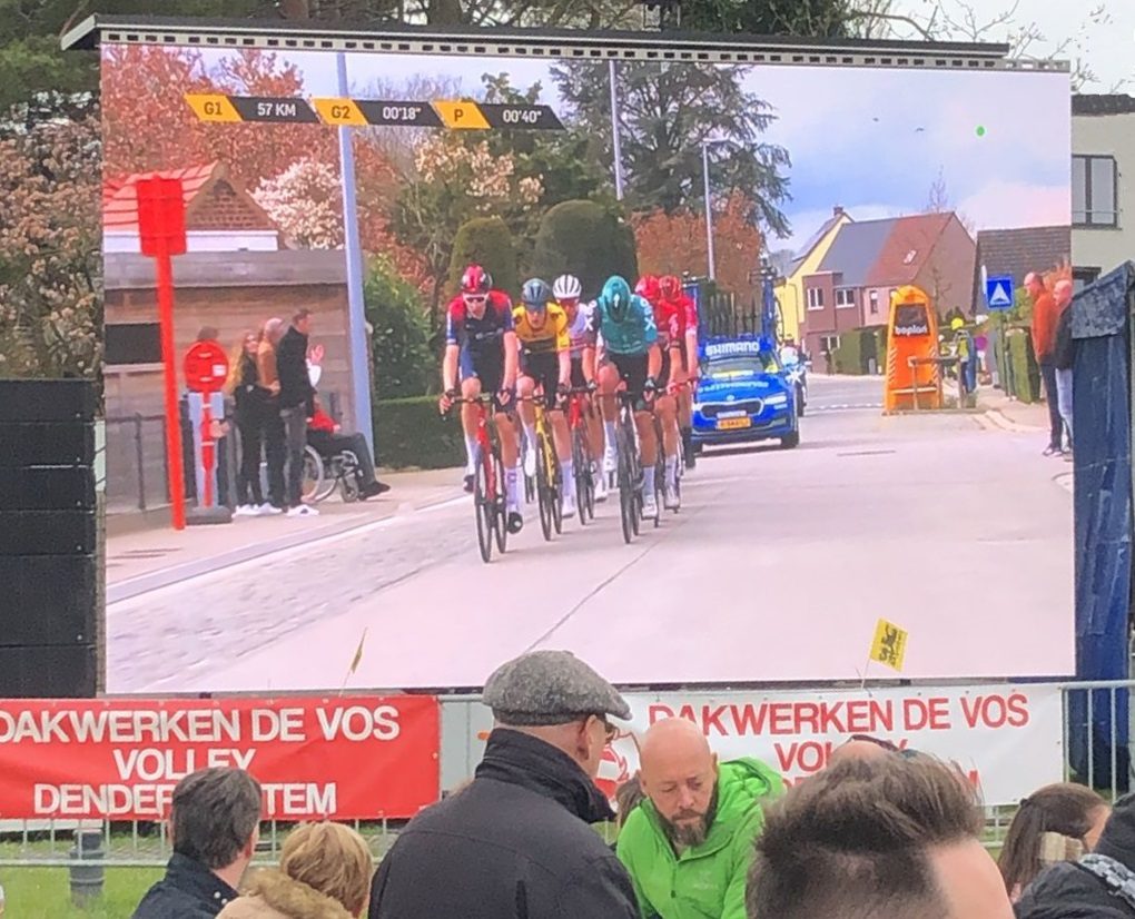 28m² Mobile LED screen tijdens Tour of Flanders - Denderhoutem (Belgium)