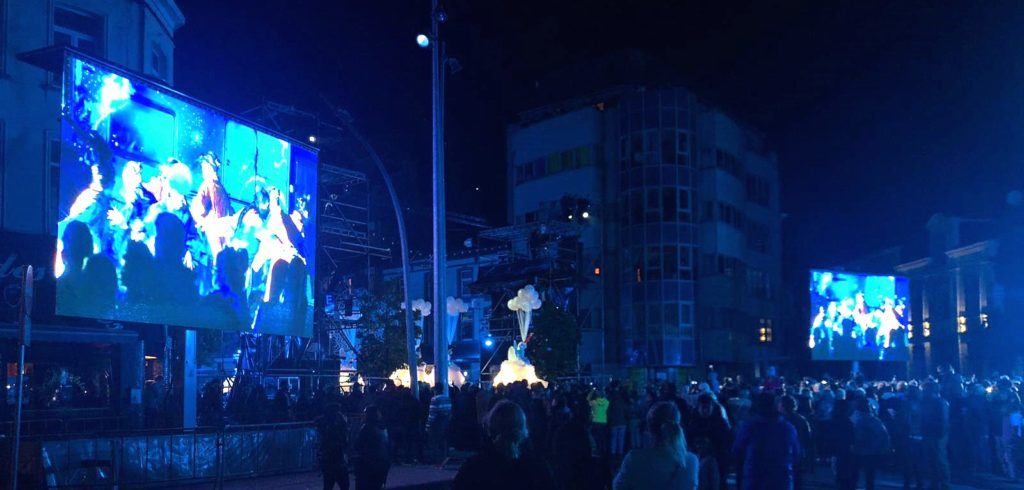 Festival Event Charleroi - led screen music events - led scherm voor muziekevenement - Écran LED pour événement musical