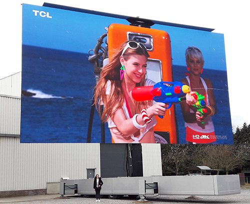 Largest Mobile LED screen trailer