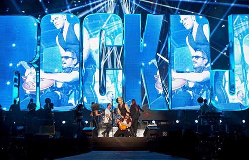 LED screen Robbie Williams Hard Rock Rising - led screen music events - led scherm voor muziekevenement - Écran LED pour événement musical