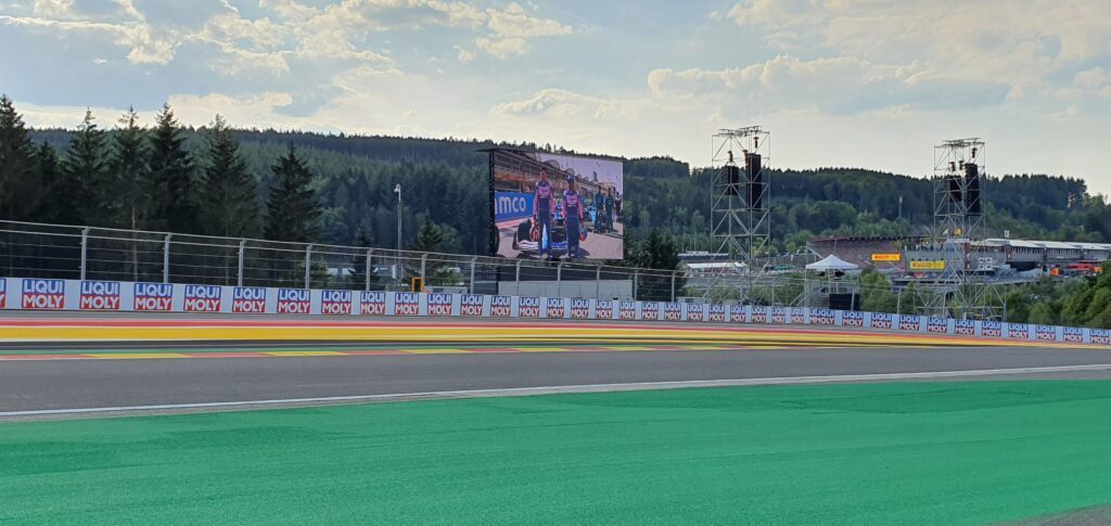 LED screen racing event - Spa Francorchamps