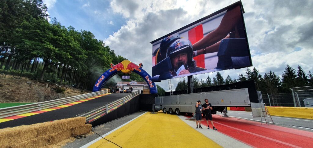 LED screens Red Bull Soapbox Race