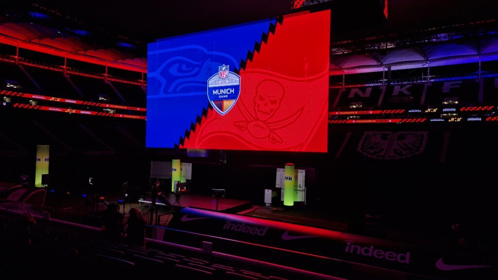 LED screen for football - NFL game - mobiele led display