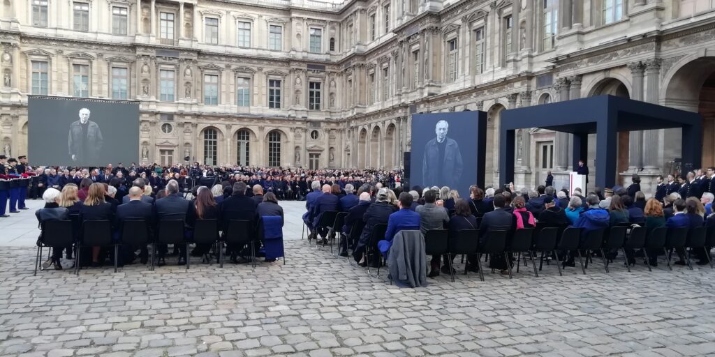 led screen for a tribute - Pierre Soulages.